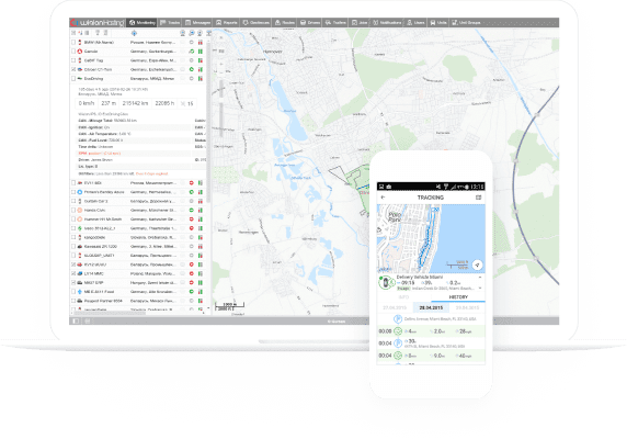 dashboard of location solutions platform