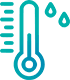 Temperature control by location solutions
